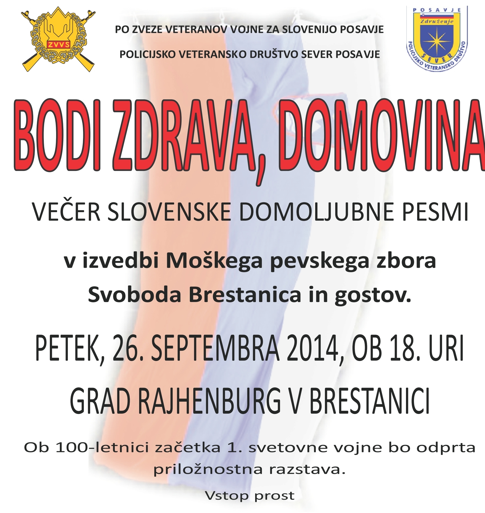 plakat domovinske pesmi