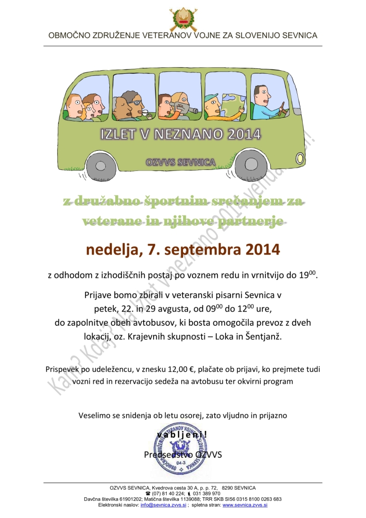 izlet v neznano 2014